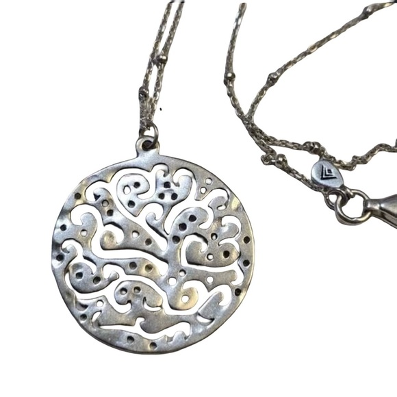 Silpada .925 Sterling Silver Cut Above Necklace EUC - Picture 1 of 3